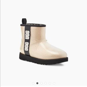 UGG Cream and Black Winter Boots